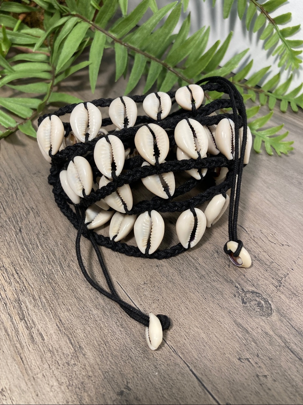 Cowrie Shell Braided Tie Belt Boho Beach Style - Picture 15 of 15